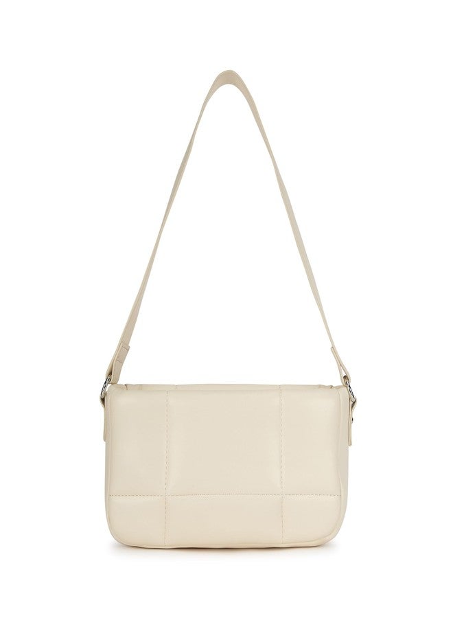 Fastrack Pillow Quilted Shoulder Bag for Women | Soft Faux Leather Handbag with Zip Closure, Single Strap and Internal Pockets | Stylish Winter-Ready Bag for Daily Use and Casual Outings - Image 5